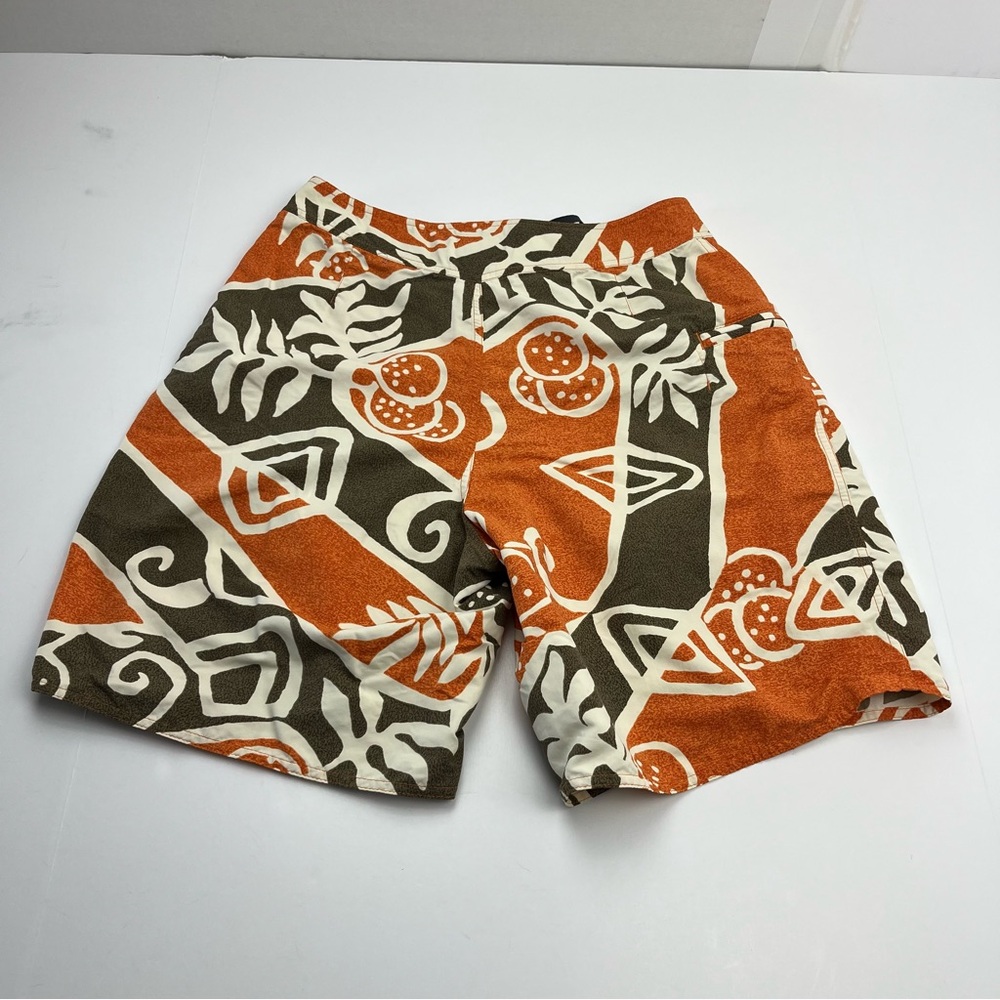 Patagonia Board Shorts Mens Size 31 Orange Drawstring Wavefarer‎ Swim Summer - Picture 11 of 11
